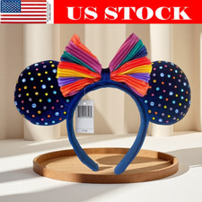 Rainbow Pride Filz Studded Ears Minnie Disney Parks Ears Stirnband Edition US