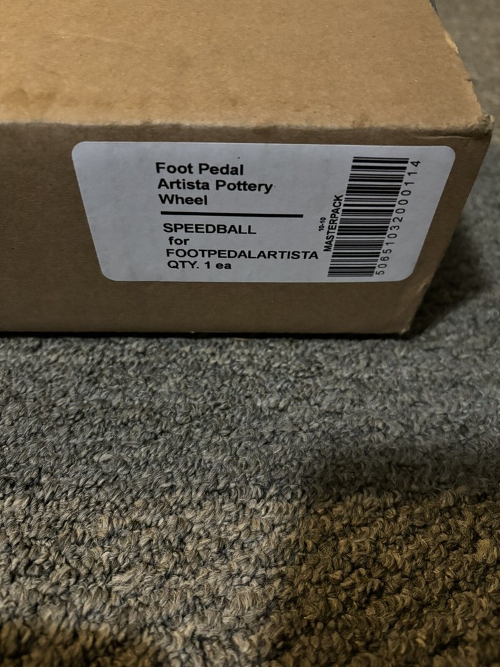 Speedball Clay Boss Pottery Wheel Plug In Foot Pedal M100K42 SN