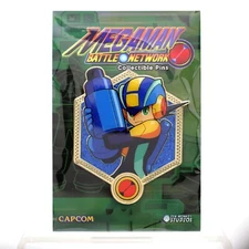 Mega Man Battle Network Megaman.exe Golden Series 2 Enamel Pin Figure