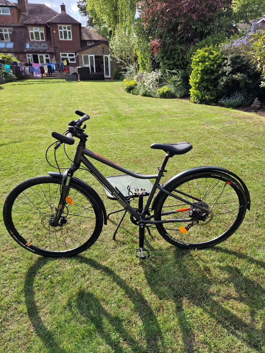 Btwin Riverside 900 Decathlon Bicicleta Trekking Hybrid Aluminium