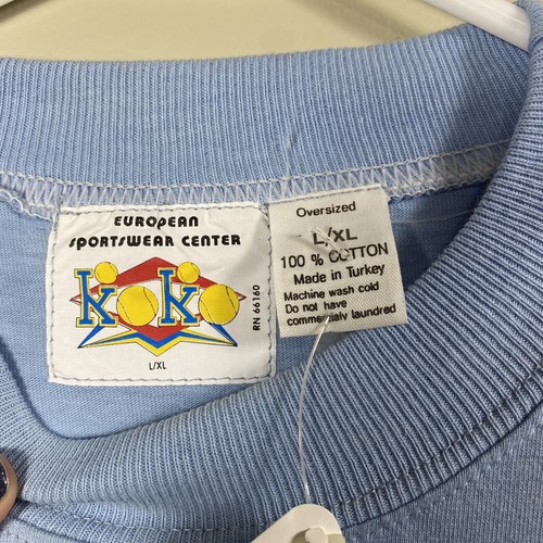 Rare Koko Sport Breaking Records Baseball Shirt - Made In Turkey Size L/XL *NEW* - Picture 9 of 11