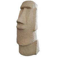Garden Statue Head Easter Island Sculpture Sandstone Resin Lawn Patio Durable Garden Statue Head Easter Island Sculpture Sandstone Resin Lawn Patio Durable