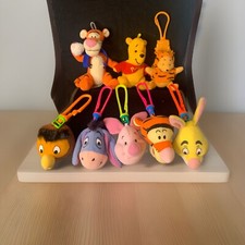 Winnie The Pooh & Friends Vintage Keychain~Backpack Clips & Tiger Xmas Ornament