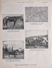 1900 PRINT Burenkrieg BULLER'S TROOP Enter Ladysmith &ndash; B&uuml;rgermeister h&auml;lt Rede