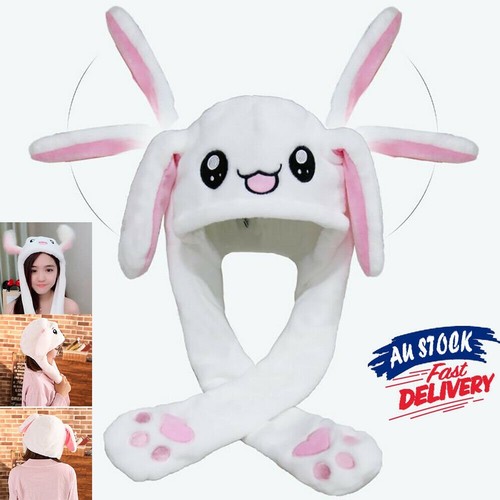 Jumping Hat Funny Bunny Plush Hat Cap 