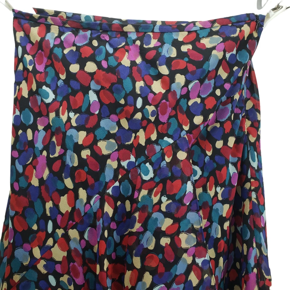 Falda para mujer Josephine Chaus 6 Petite SEDA multicolor motivo de confeti forrada de colección Foto 2 de 4