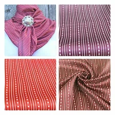 Wild Rag Scarf Western Cowboy Buckaroo Scarves Bandana Cowgirl Silky square line