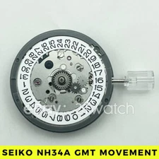 NH34 NH34A GMT Automatic Movement SKX Mods 4 Hands GMT Function
