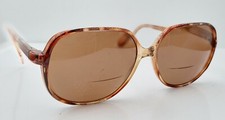 Vintage Luxottica Calista Tortoise Oval Sunglasses Italy FRAMES ONLY