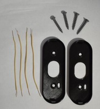 MOUNTING KIT Black Google Nest Hello Smart Home Doorbell Backplate Replacement