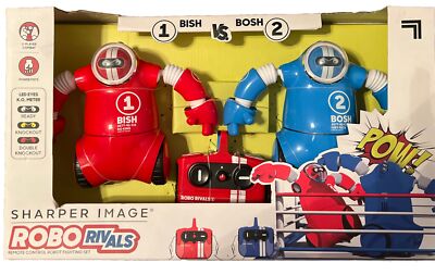 Robo Rivals Remote Control Two-Player Robot Fighting Set Bish Vs