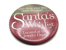 Santa's Wish List Button Give Them What They Want This Year!