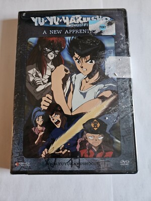 DVD NEW FACTORY SEALED YU-YU HAKUSHO GHOST FILES - A NEW APPRENTICE ENGLISH
