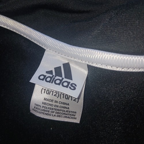 Adidas girls Bomber Jacket Size M (10/12) - Picture 7 of 9