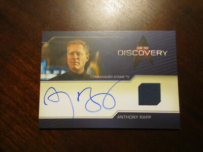 Star Trek Discovery Season 4: Anthony Rapp Autograph Relic Costume | eBay