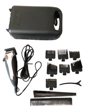 Wahl Chrome Pro Professional Hair Trimmer Set With Case  Accessories Model CMA