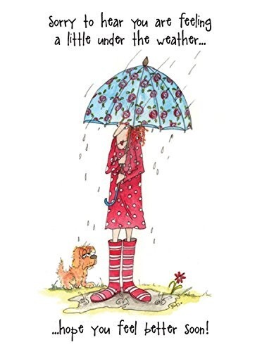 Camilla & Rose Funny Under The Weather Get Well Card