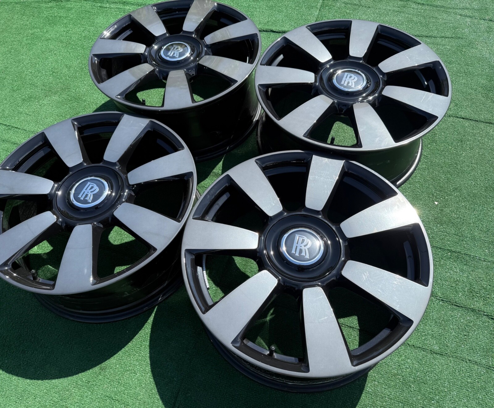 ROLLS ROYCE CULLINAN 22 INCH POLISHED/SHADOW WHEELS OEM RIMS ONLY FULL VIDEO