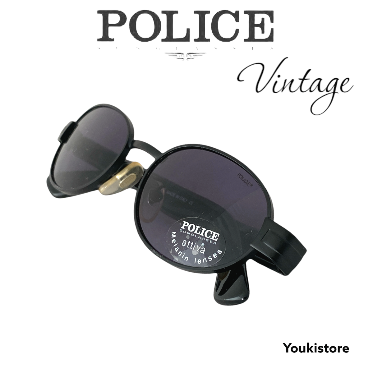 Police SPLF32 Sunglasses, Blu, 50 Unisex-Adulto