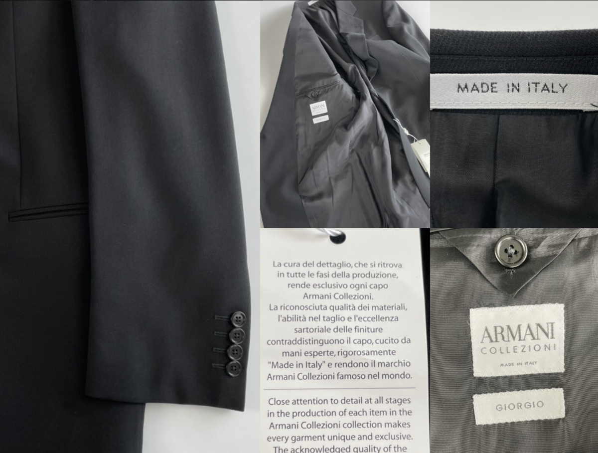 Armani Collezioni Metropolitan Line Wool Suit Jacket Regular Armani Collezioni Metropolitan Line Wool Suit Jacket Regular