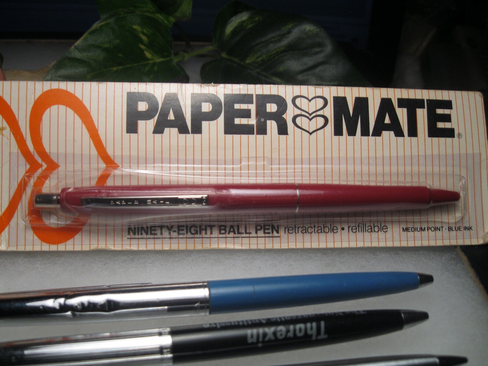 Vintage NOS PAPER MATE DOUBLE HEART 1986 PEN MECHANICAL PENCIL + 2 MORE