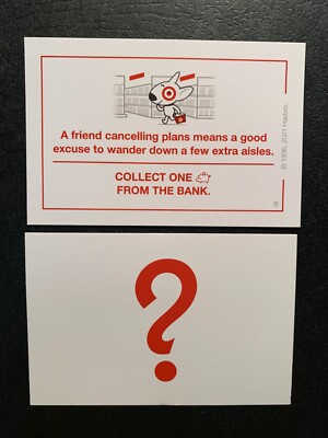 Monopoly    Target    CHANCE CARD    Wander Down Extra Aisles    2021