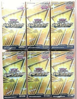 6 Box Set Yugioh Official Card Game Rush Duel Gold Rush Pack Japanese NEW