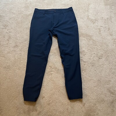 Rhone Men's Blue Commuter Jogger Stretch Pants Size 33x29 Performance Stretch