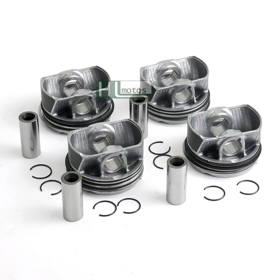 STD 4pcs Pistons & Rings Φ84mm Φ22mm / 10:1 for 2.0T BMW 328i 428i X3 X4 N20B20A - Image 3 of 4