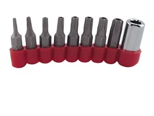 Great Neck 9 Piece Tamper Resistant Star Bit Set 33625006