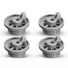 4pcs Dishwasher Lower Bottom Basket Roller Wheels For Bosch For Neff Parts
