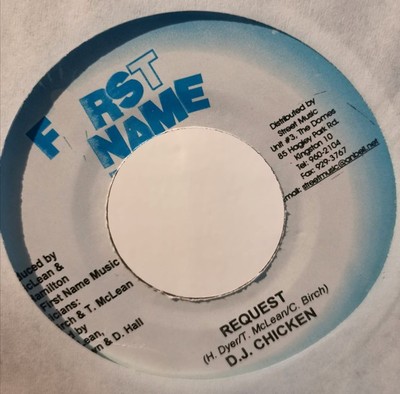 Wayne Wonder / D.J.Chicken* - Chatty Mouth / Request (7'') (Near Mint (NM or M-))