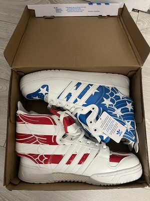 Adidas Jeremy Scott x Wings 2.0 Stars and Stripes Men's Shoes Sneakers Size 45eu