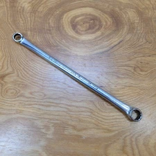 Snap-on XDH1214 - 3/8" 7/16" 12 Pt SAE Offset Box End Wrench Round Handle 