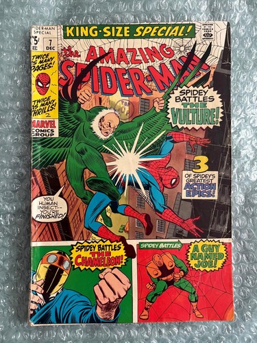 Marvel Amazing Spider-Man King-Size Special Issue #7 Vulture, Sinister Six VG
