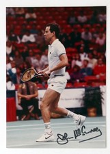 John MCENROE, Im Turnier - Autogramm - Tennis