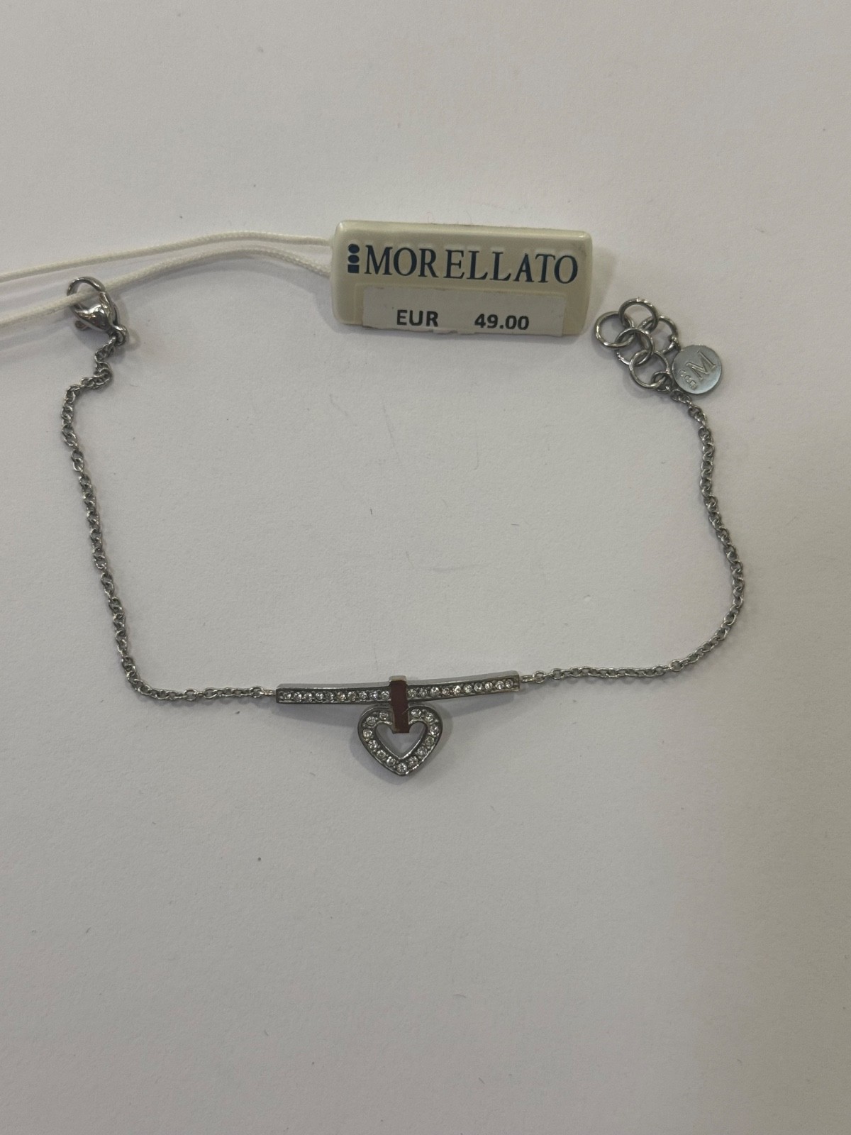 BRACCIALE  MORELLATO DONNA ""MINI CRISTALLO CUORE"" REF SAGG05 -NUOVO-