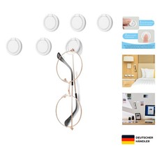 6 Stück Metall Brillenhalter Wandselfklebend für Sonnenbrillen Aufbewahrung