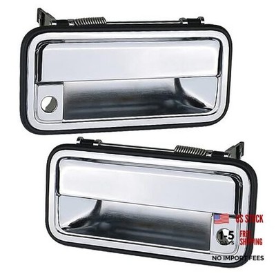 APPERFiT All Metal Exterior Door Handle Chrome - Front Driver + Passenger
