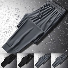 Pantalon de jogging homme coupe ??lastique zipp?? s??chage rapide pantalon d??co