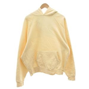 Essentials +S Back Logo Hoodie Beige Long Sleeve Parka Sweatshirt Used thumbnail 10