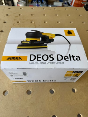 #ad Mirka DEOS Delta Electric Orbital Sander 663X CV Central Vacuum 4 x 6 x 6 in. $420.00