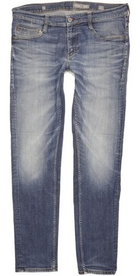 Mustang Oregon Men Blue Tapered Slim Stretch Jeans W36 L34 (106118)