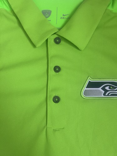 Nike Mens Seattle Seahawks Sideline Team Issue Performance Polo - Small - BNWT - Picture 3 of 14