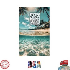 Pocket Calendar 2026-2027 for Purse: Small 2- Monthly Planner from January