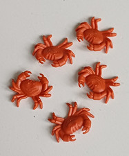 Playmobil Sammlung Ersatzteile Tier 5x KREBS KRABBE rot Meer Wasser Aquarium