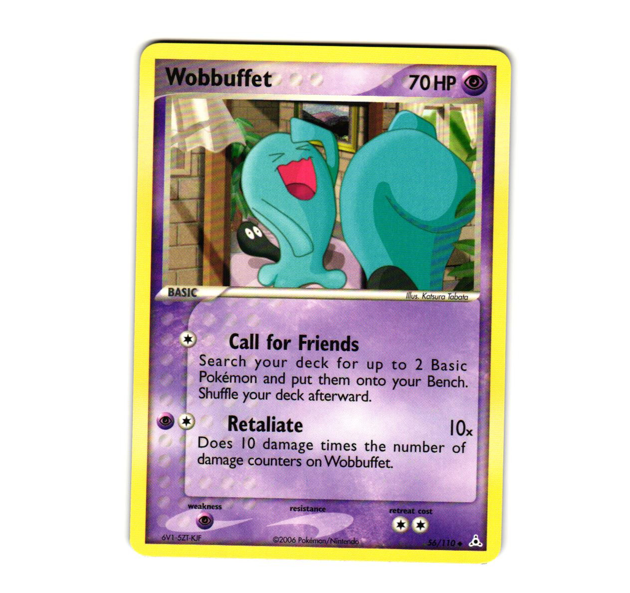 Pokemon Wobbuffet 56/110 Holon Phantoms Uncommon LP
