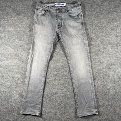 Jacob Cohen Bard Light Gray Denim Jeans Size 32x30