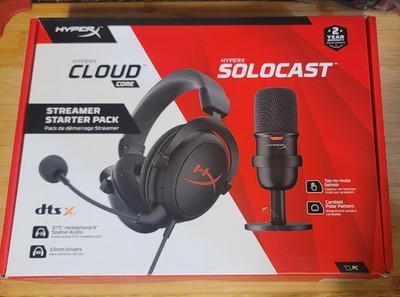 HyperX SoloCast Streamer Starter Pack Black (HBNDL0001) NIB