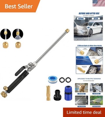 Magic Power Washer with Flexible Hose & Universal Nozzle for Home & Pet - 18inch